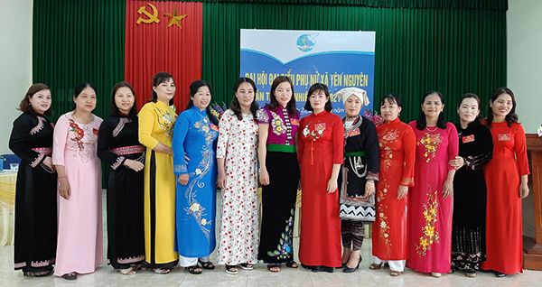 Ban Chấp hành Hội LHPN xã Yên Nguyên ra mắt Đại hội